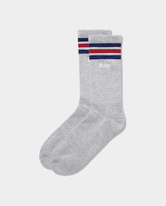 Butter Goods - Stripe Socks - Ash Grey