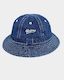 Vic - Player Denim Bucket Hat - Blue