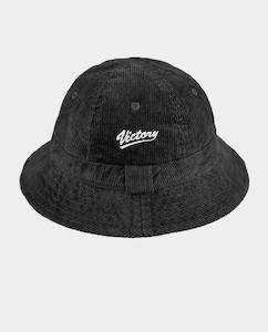 Bucket Hats: Vic - Player Cord Bucket Hat - Black