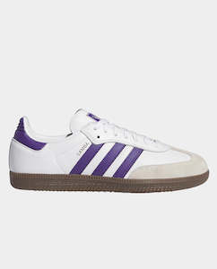 Adidas Originals: Adidas - Samba Shoe - White/Grape
