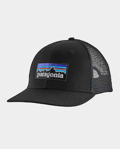 Patagonia: Patagonia - P-6 Logo Trucker Hat - Black
