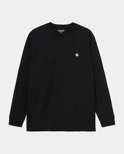 Carhartt WIP - LS Chase T-Shirt - Black/Gold