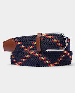 Butter Goods - Braided Belt - Navy
