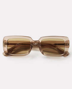 Epokhe: Epokhe - Dune Sunglasses - Beige Smoke Polished/Amber