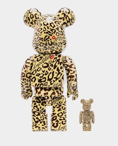 BE@RBRICK - Amplifier 400% & 100% Set - Leopard Print