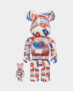 BE@RBRICK - Warhol Brillo - 400% & 100% Set