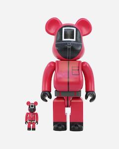 Medicom Toy - BE@RBRICK Squid Games Square Guard - 400% & 100% Set