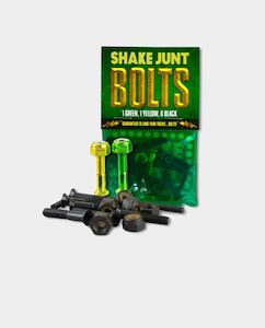 Bearings Bolts Grip: Shake Junt - 1” Phillips Hardware - Green/Black/Yellow