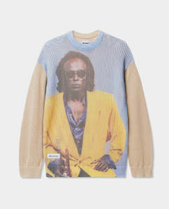 Butter Goods x Miles Davis - Knit Sweater - Cream