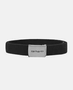Carhartt WIP - Chrome Clip Belt - Black