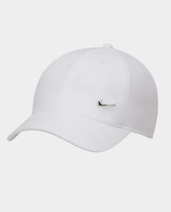 Nike Sb: Nike - Dri-FIT Club Unstructured Metal Swoosh Hat - White