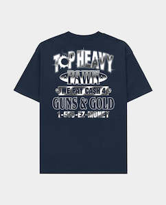 Top Heavy - Pawned T-Shirt - Navy