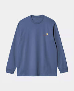 Carhartt WIP - American Script Sweat - Blue Iris