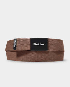 Butter Goods - Logo Woven Belt - Brown