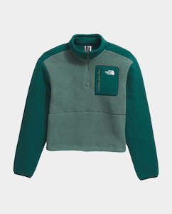 The North Face - Women’s Yumiori Quarter Zip - Duck Green