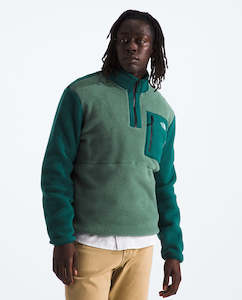 The North Face: The North Face - Yumiori Quarter Zip - Duck Green