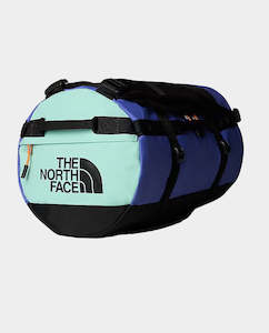 The North Face - Small Base Camp Duffel - Indigo Plum, Foam Papaya