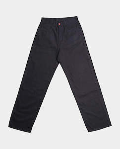BeWider - Super Loose Jeans - Black/Black Stitching