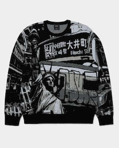 HUF - Worldwide Commuter Sweater - Black