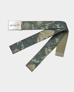 Carhartt WIP - Chrome Clip Belt - Camo Combi