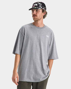 The North Face - Essential Oversized Short Sleeve Tee - Pale Grey Heather