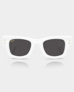 Ray-Ban X A$AP Rocky - Wayfarer Puffer Sunglasses - White with Ultra Black Lens