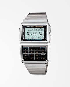 Casio - Classic Databank Calculator DBC611-1D Watch - Silver