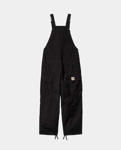 Fathers Day Gifts: Carhartt WIP - Cargo Bib Overall - Black Rinsed