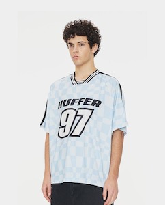 Football Jerseys: Huffer - Uncheck Football Jersey - Y2K Blue