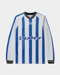 Butter Goods - Corrosive LS Football Jersey - White