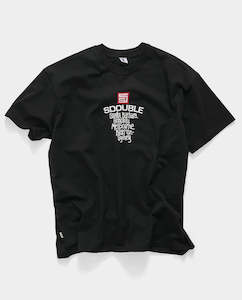 S Double: S/Double - Cities Tee - Black