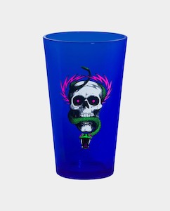 Powell Peralta - McGill SKull & Snake Blacklight Pint Glass