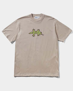 Short Sleeve Tees: Butter Goods - Reptile T-Shirt - Tan