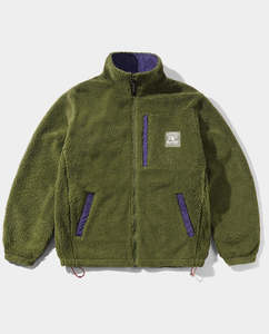 Butter Goods - Terrain Highpile Jacket - Moss