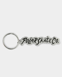 Wallets: Polar - Surf Logo Keychain - Silver