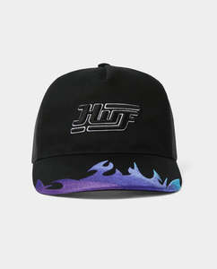 Hats: HUF - Exhaust Trucker Hat - Black