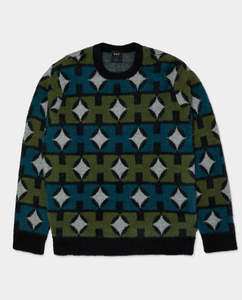 HUF - Space Age Crewneck Sweater - Pine