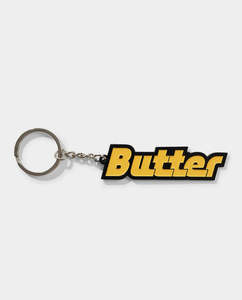 Butter Goods - Transit Enamel Keychain - Yellow