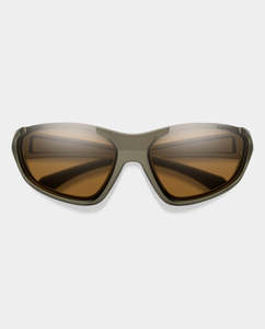 Smith - Sliders Sunglasses - Matte Olive with Chromapop Brown Lens