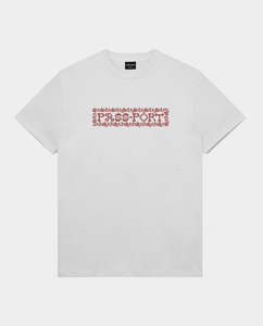 Short Sleeve Tees: Passport - Rosary T-Shirt - White