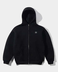 Hoodies: Butter Goods - Pile Lined Zip-Thru Hood - Black