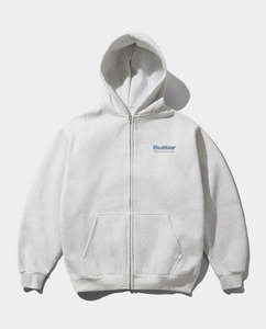 Hoodies: Butter Goods - Internationale Zip-Thru Hood - Ash