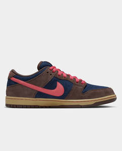 Footwear: Nike - Dunk Low Pro Shoe - Baroque Brown/Midnight Navy