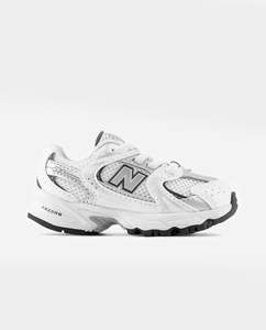 Footwear: New Balance - Infants 530SB1 Shoe - White/Natural Indigo