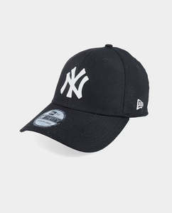 Hats: New Era - 39Thirty New York Yankees Hat - Black/White