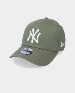 Hats: New Era - 9Forty CS New York Yankees Hat - Olive/White