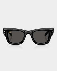 Ray-Ban - Wayfarer Puffer Crystal Sunglasses - Black with Strass & Ultra Black Lens