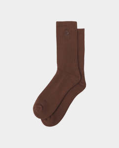 Passport - Solid Workers Socks - Brown