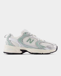 New Balance: New Balance - 530SEB Shoe - Silver Metallic/Mosaic Green