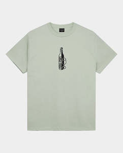 Short Sleeve Tees: Passport - ABV T-Shirt - Harbour Grey